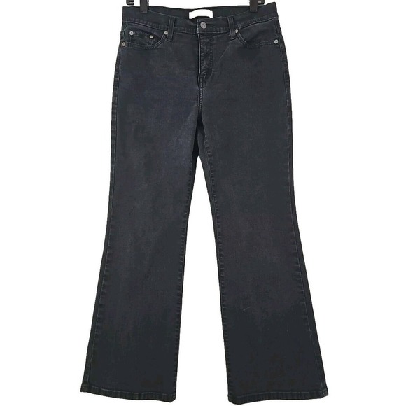 Levi's 512 ~Woman Size 14M~ Black Denim Perfectly Slimming Bootcut Jeans. - Picture 1 of 9